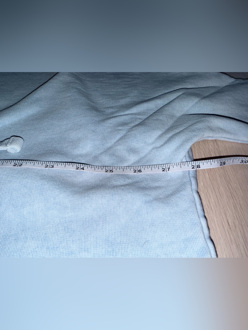 Frank & Eileen Kane Capelet Hoodie Light Blue Medium Like New - Picture 7 of 9